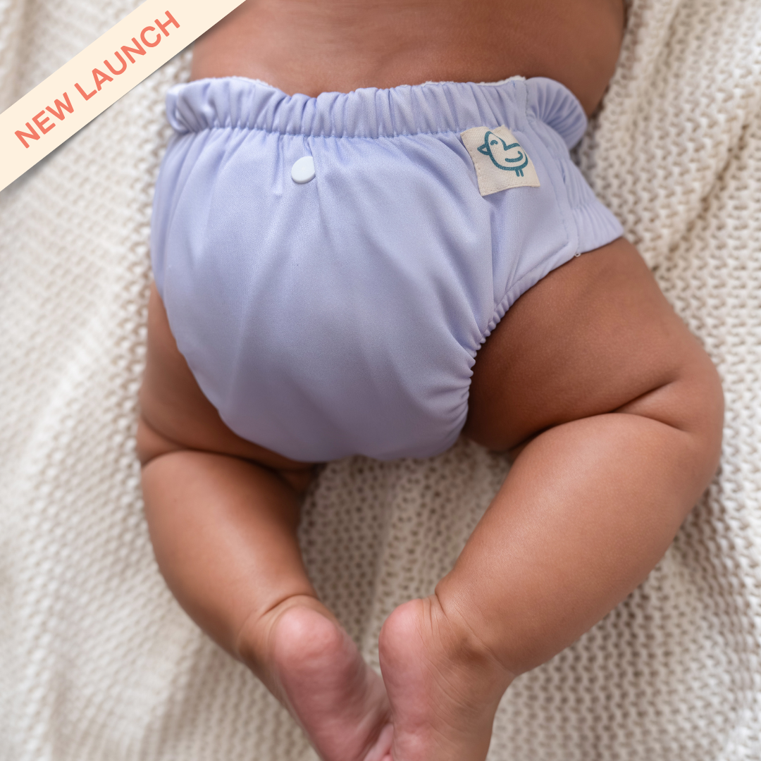 Soft Lilac - Newborn Diaper (Cloth)