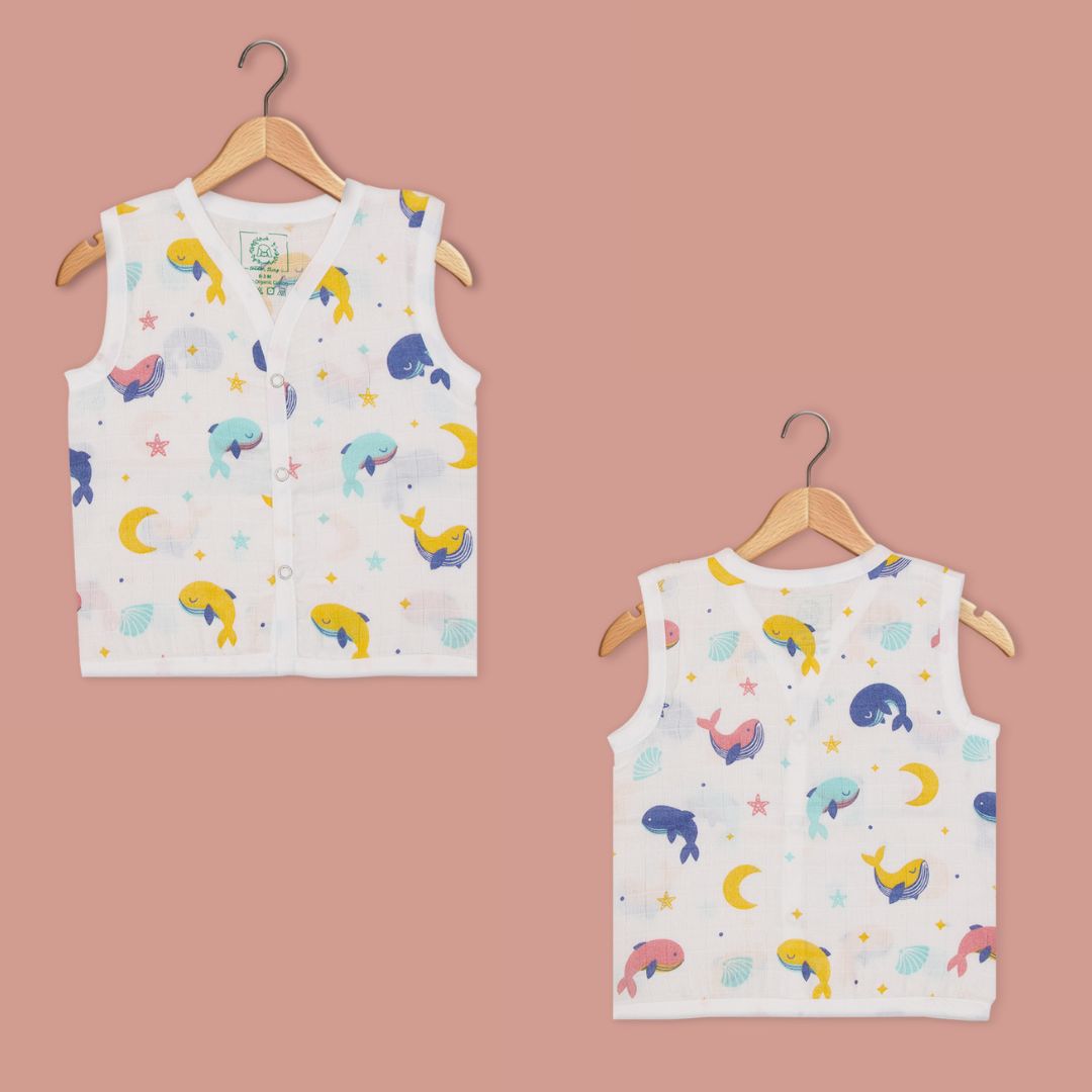 BEST SELLER - Muslin Jabla Button Type for Babies - Combo Packs