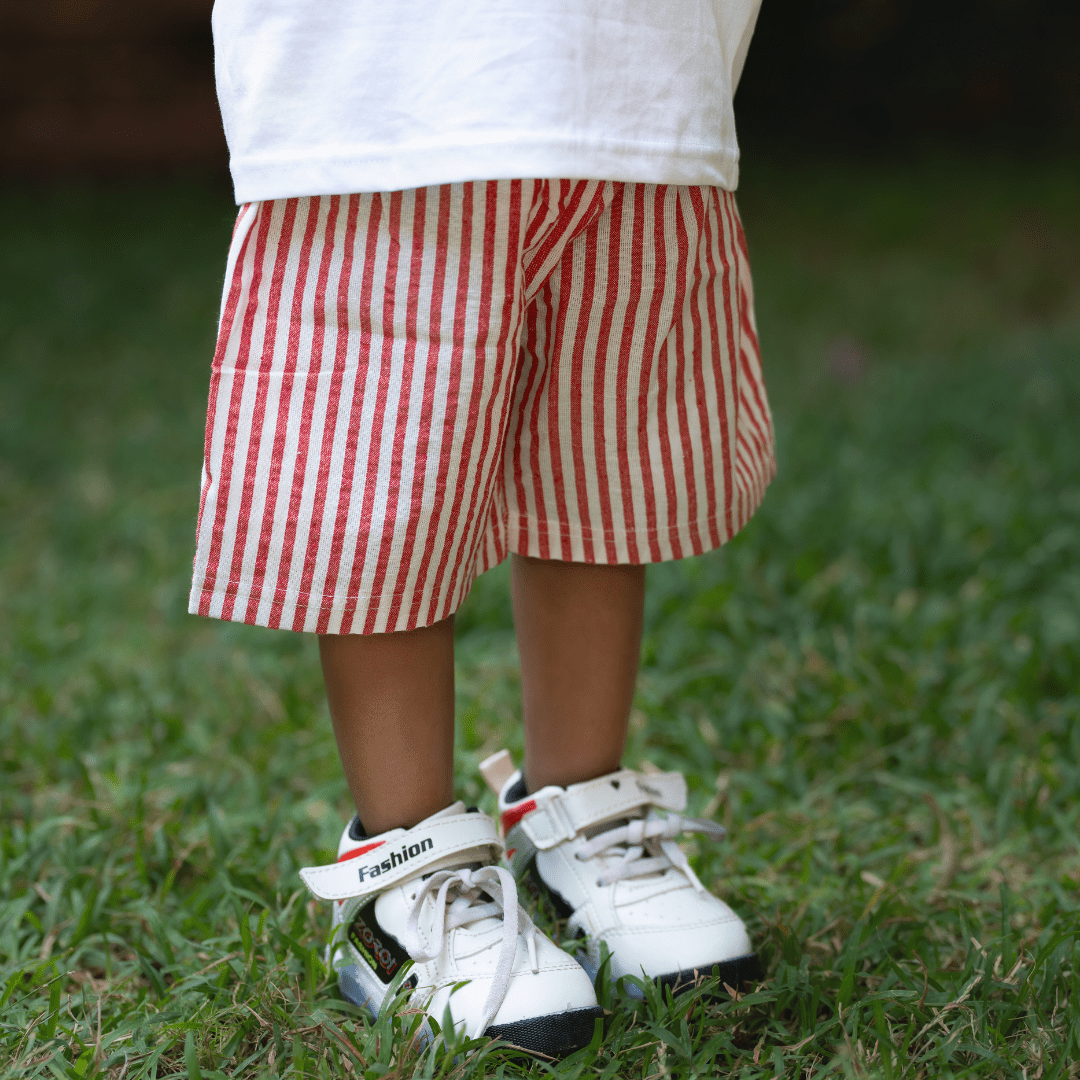 Beach Day - Seersucker T-Shirt & Shorts for Boys