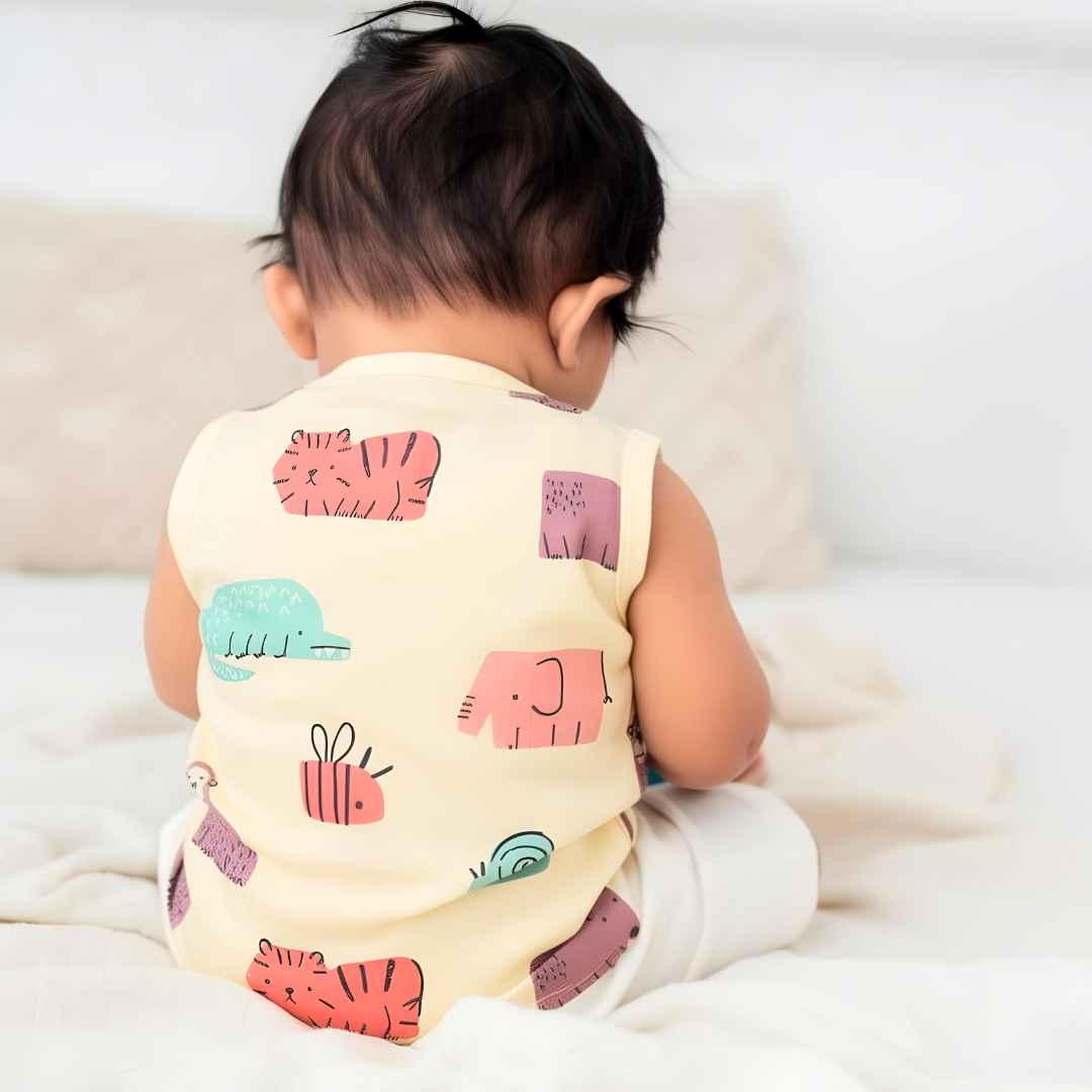 Muslin Dyed Button Jabla - Combo Pack