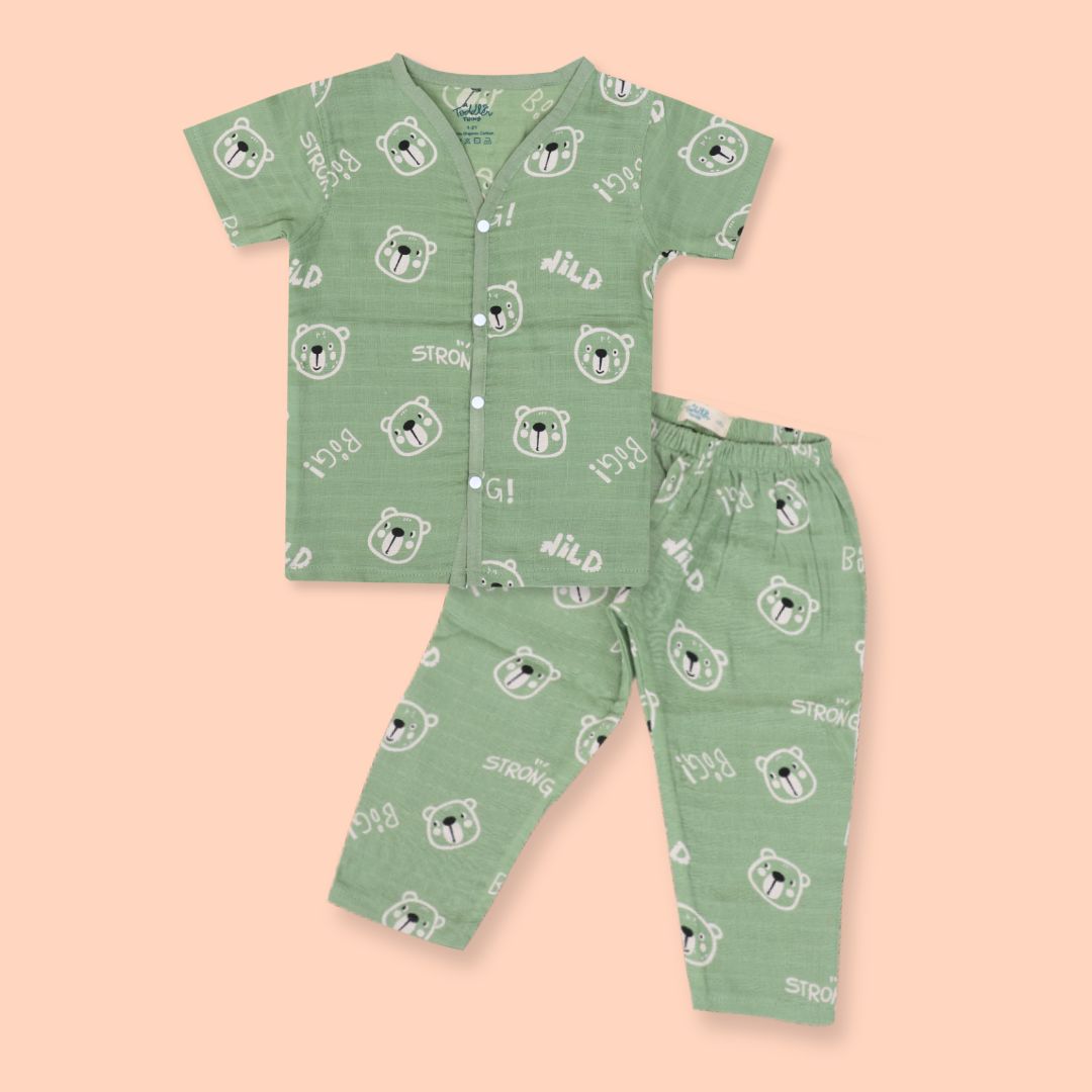 5 Lil Friends (Pack of 5) - Muslin Sleep Suit for babies and kids