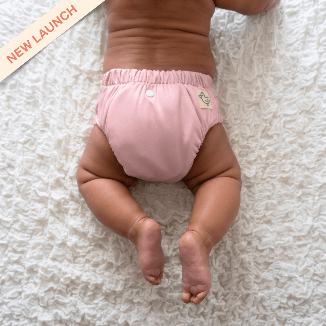 Aqua Blue - Newborn Diaper - Pack of 2