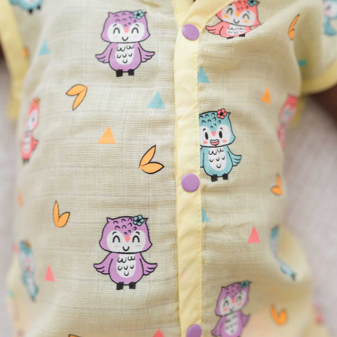 Muslin Jabla Button Sun Kissed - Pack of 2