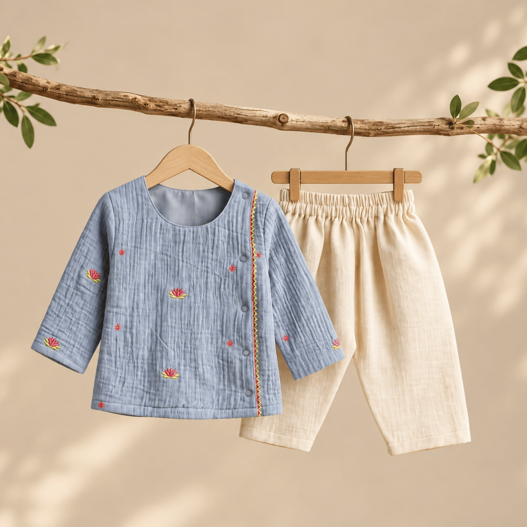Amra - Crinkled Kurta and Pant