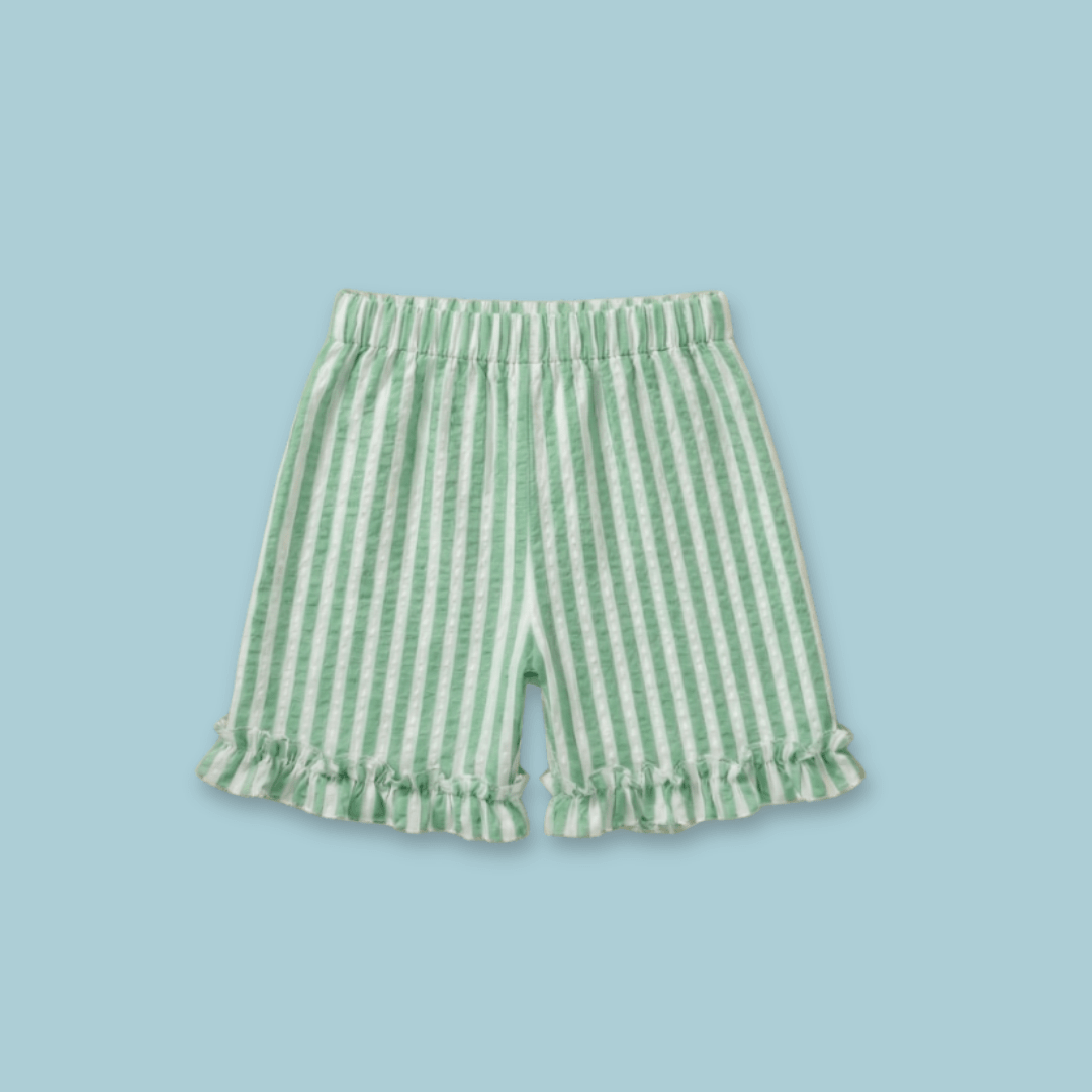 Play Day - Seersucker T-Shirt & Shorts for Girls