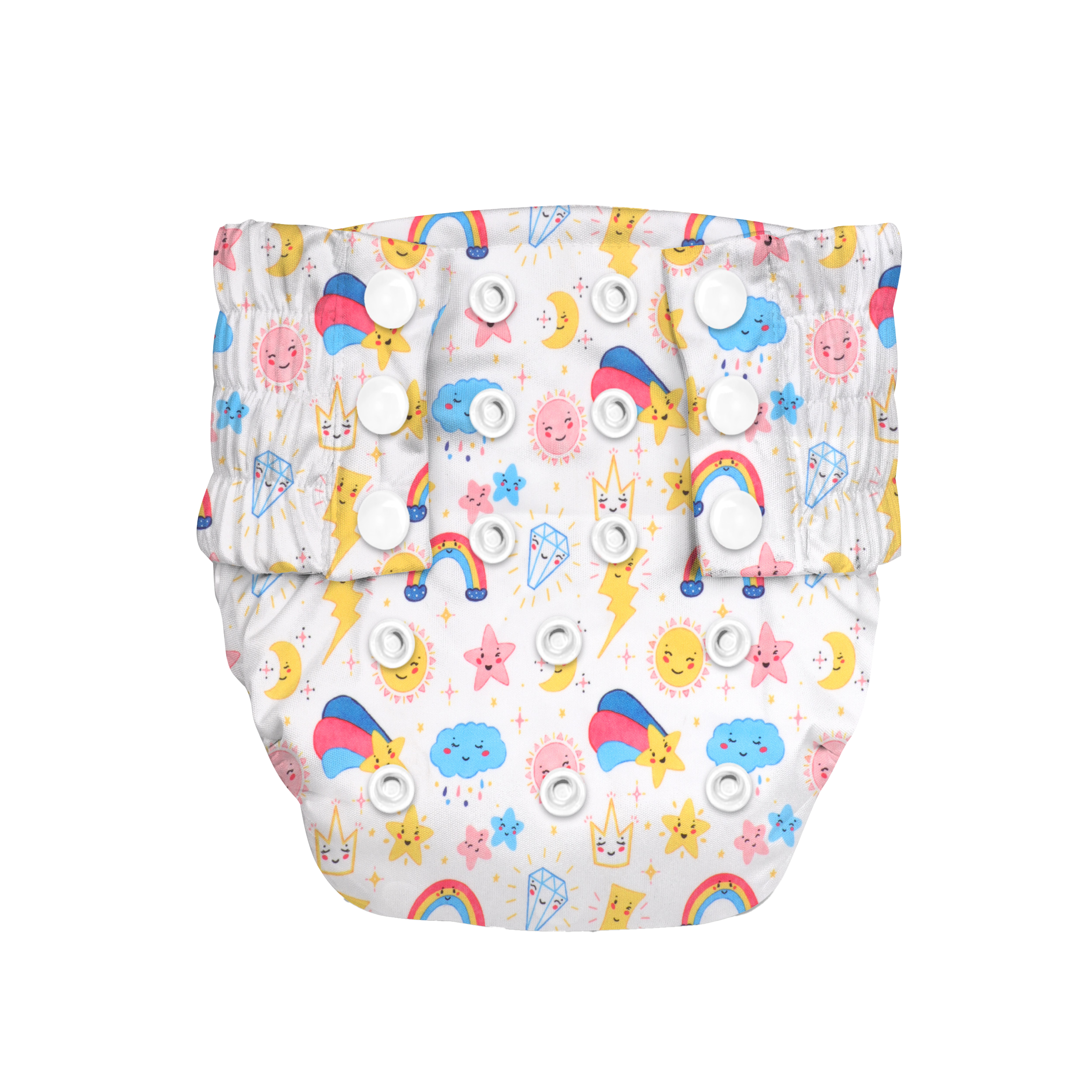 Indigo - Newborn Cloth Diaper 2.0 with 1 cotton Insert (2 kg - 5 kg)