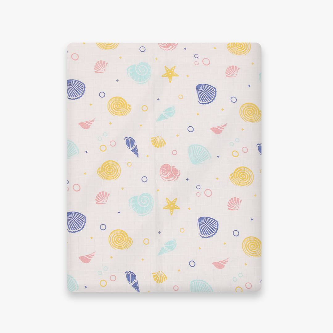 Whale Star Muslin Cotton Swaddles(Pack of 2) For Newborn