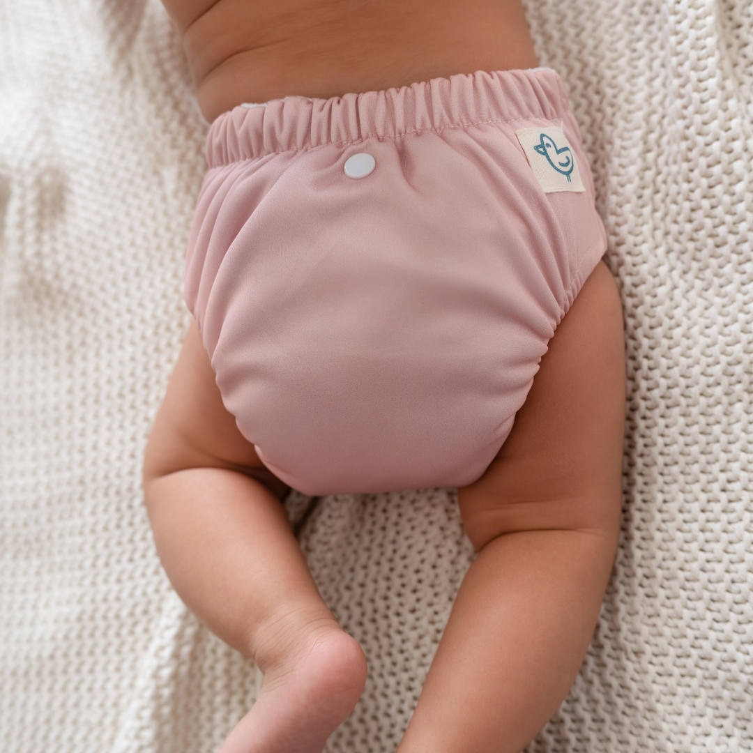 Mauve - Newborn Diaper (Cloth)