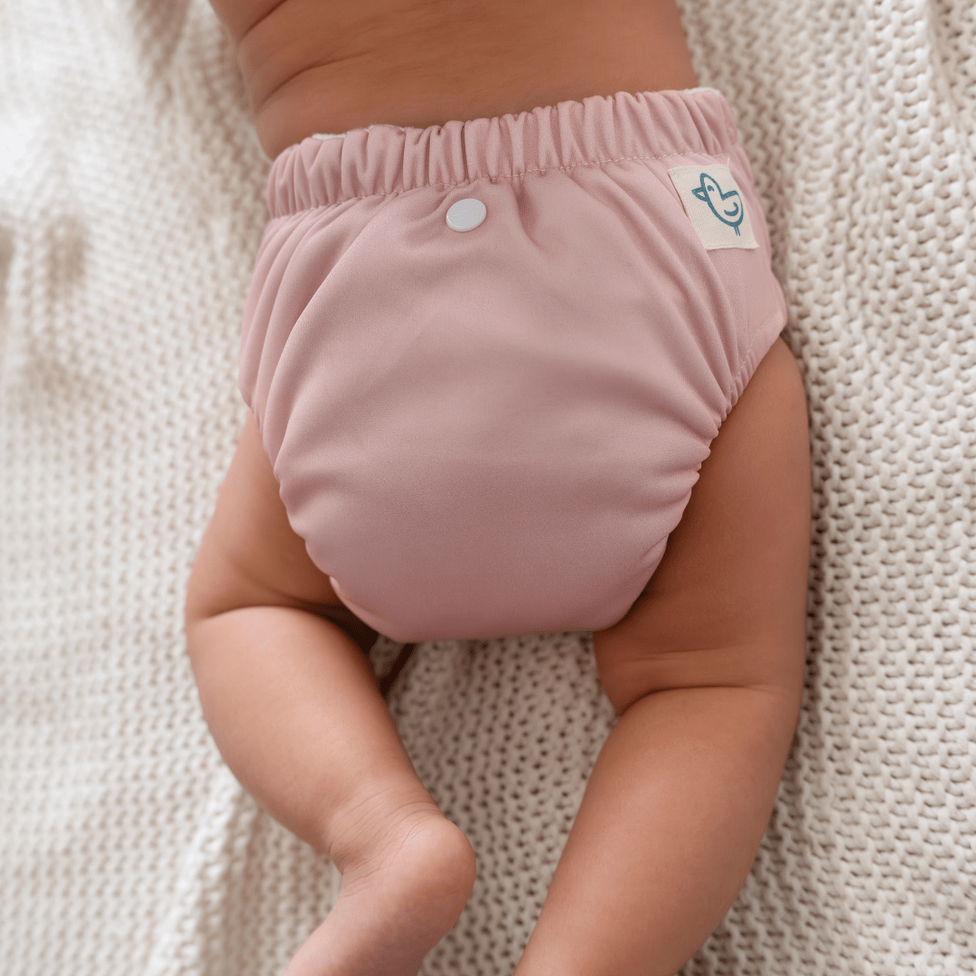 Mauve - Newborn Diaper (Cloth)
