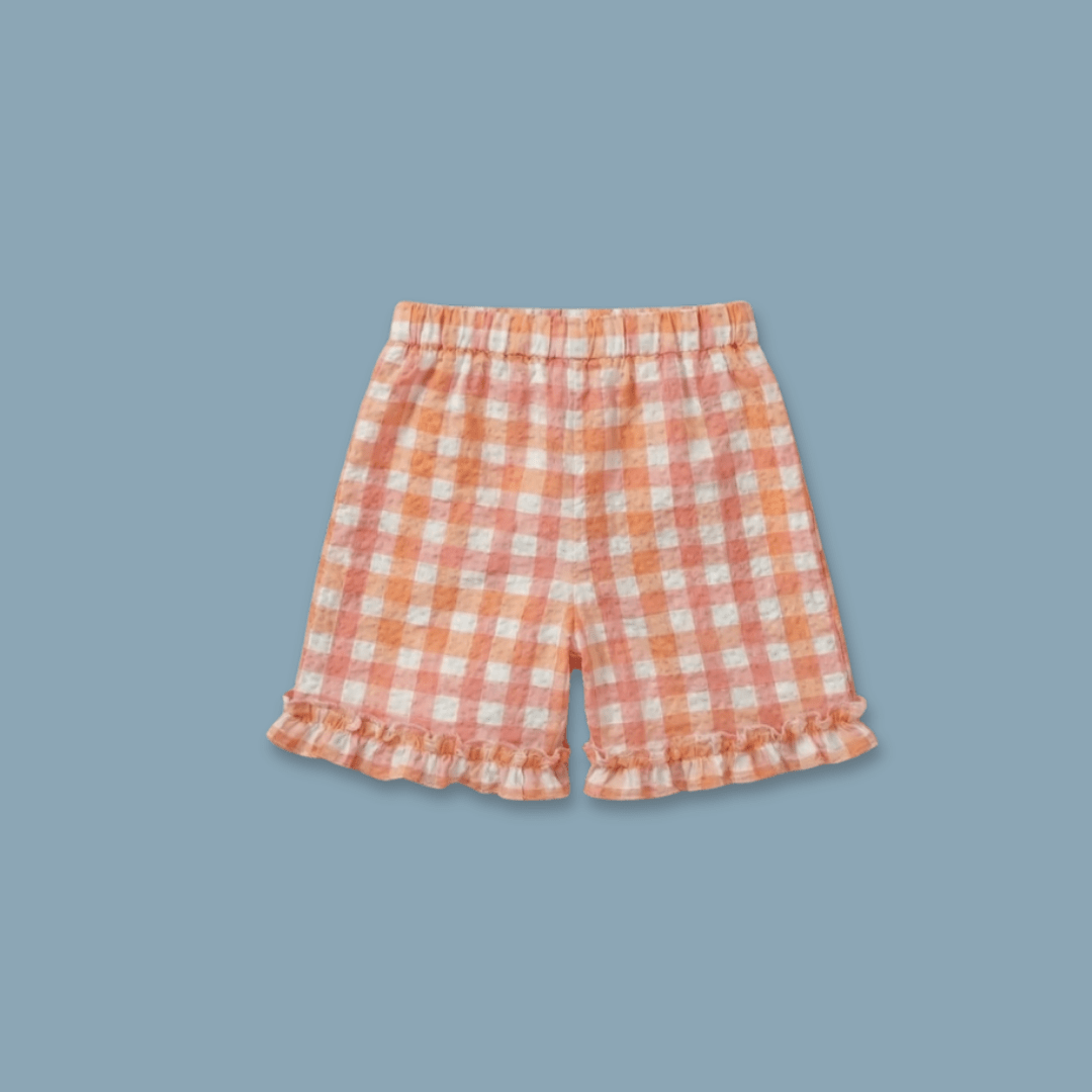 Play Day - Seersucker T-Shirt & Shorts for Girls