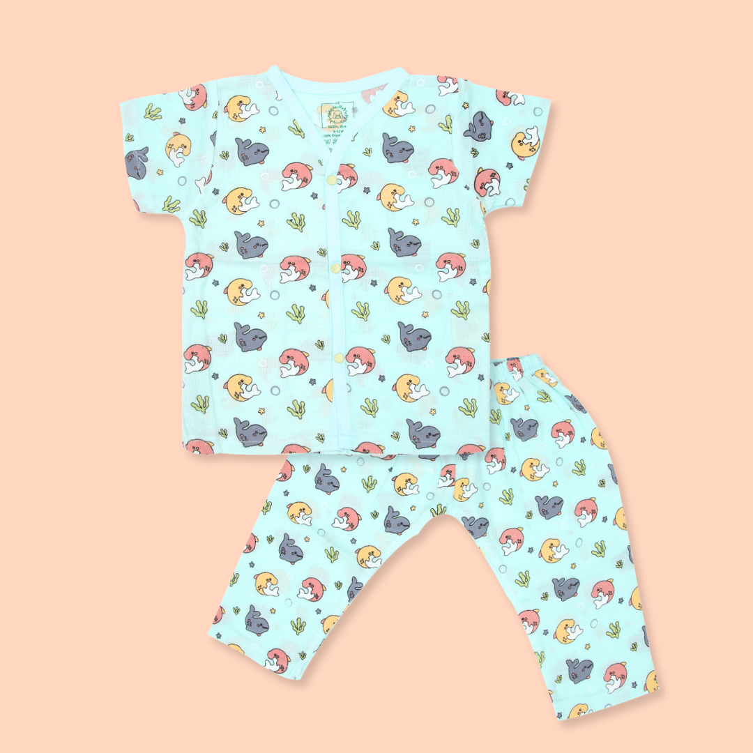 5 Lil Friends (Pack of 5) - Muslin Sleep Suit for babies and kids