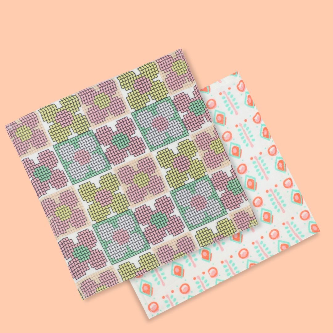Beaky Stripes- Muslin 12 Piece Combo Pack (0-3M)