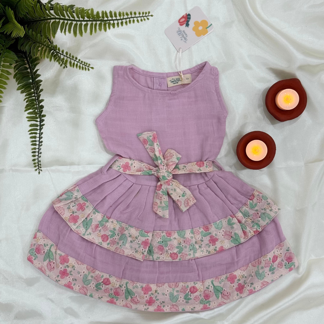 Petal Princess - Ethnic two-layer frock