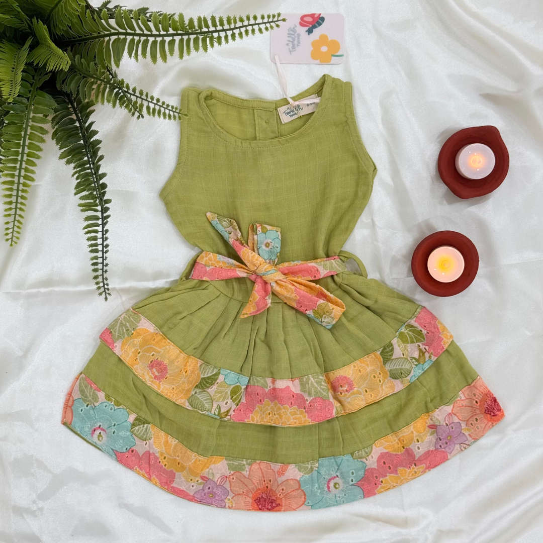 Petal Princess - Ethnic two-layer frock