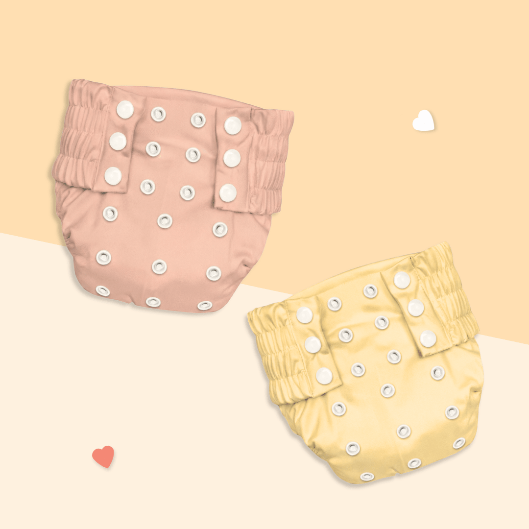 Mauve & Blue - Ultra Diaper - Pack of 2