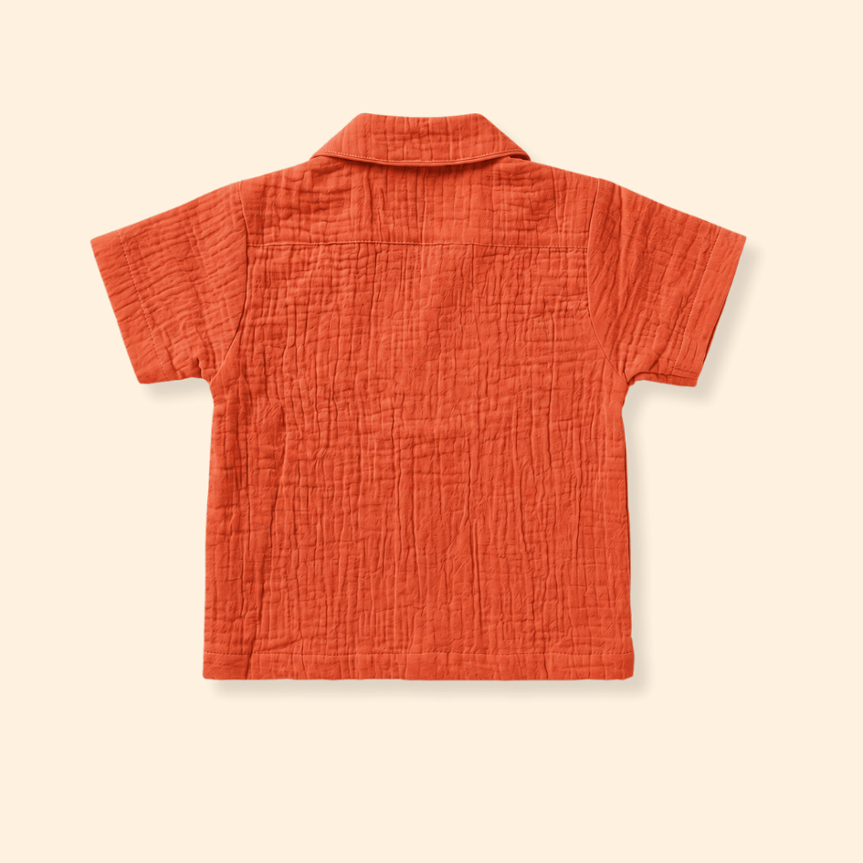 Sage Tusk - Crinkled Muslin Shirt