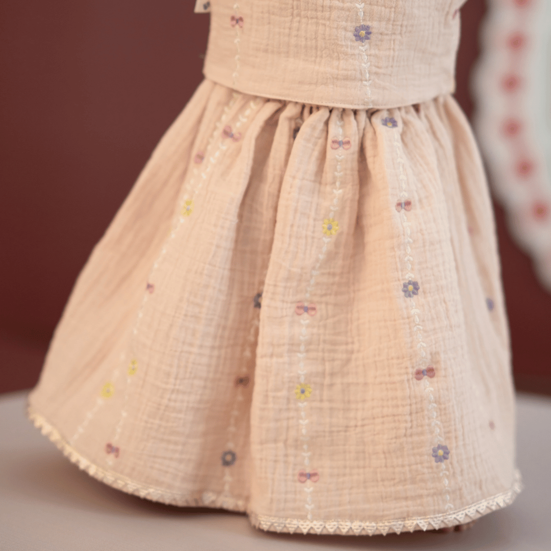 Malar - Crinkled Halter Neck Top and Skirt