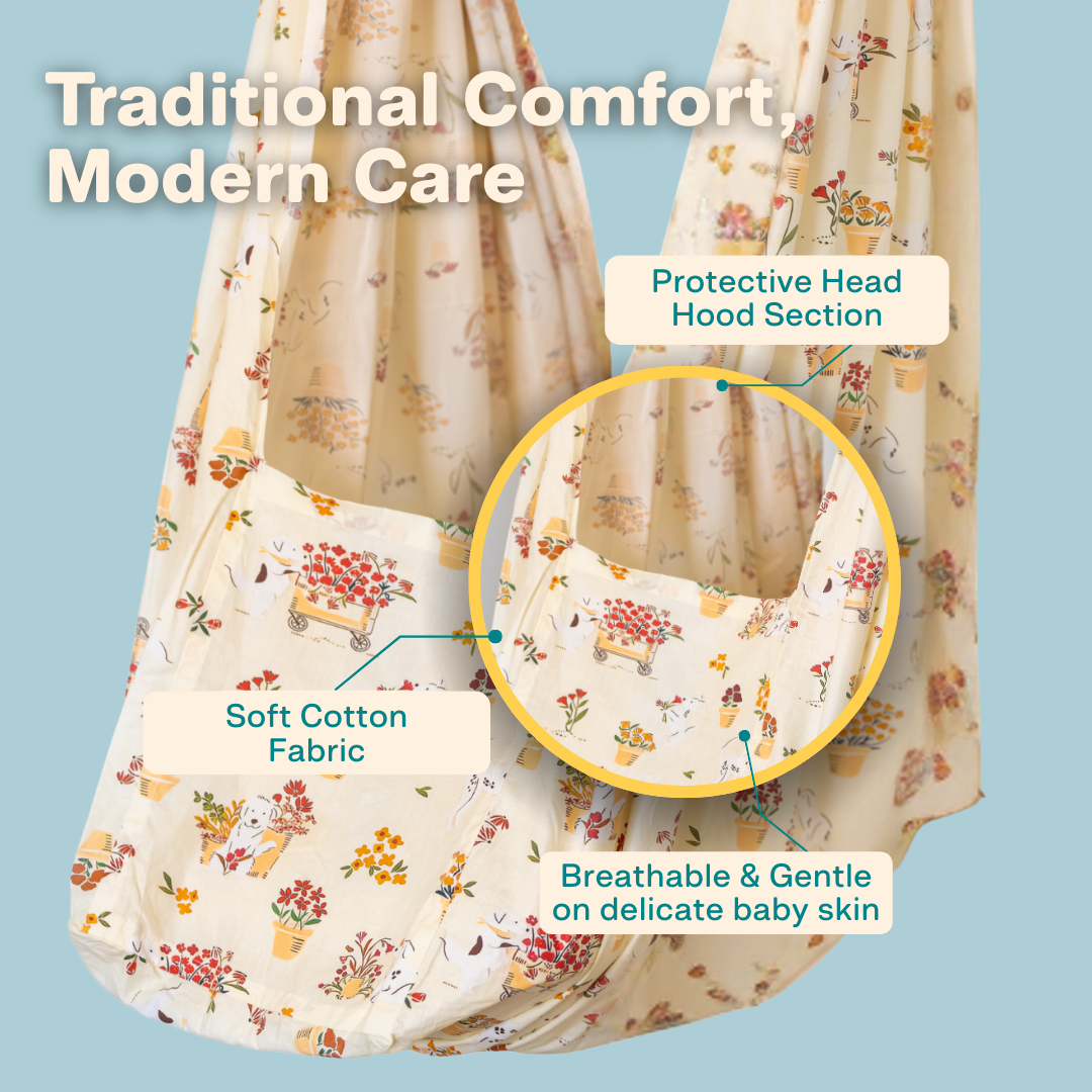 Royal Bunny - Thottil/Jhula/Cotton Cloth Cradle