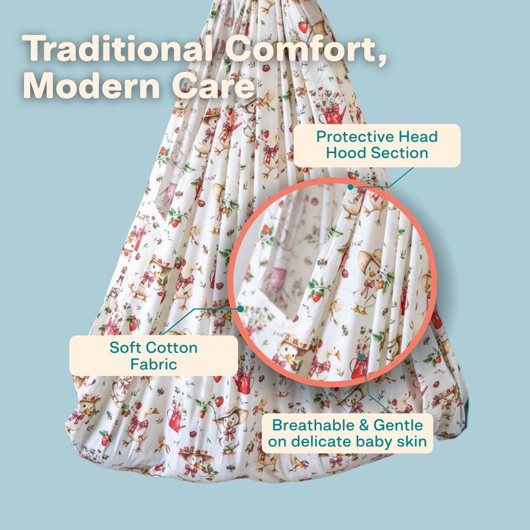 Royal Bunny - Thottil/Jhula/Cotton Cloth Cradle