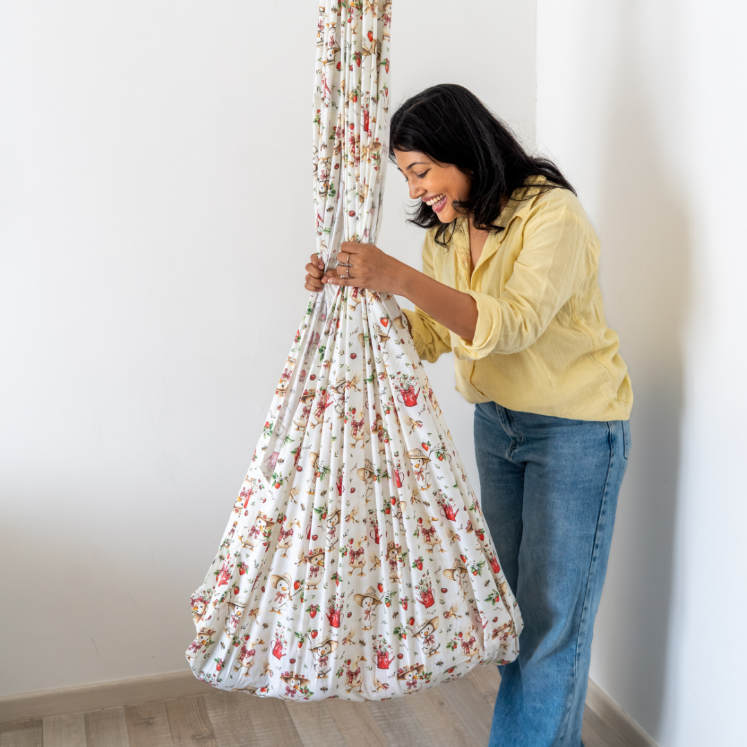 Royal Bunny - Thottil/Jhula/Cotton Cloth Cradle