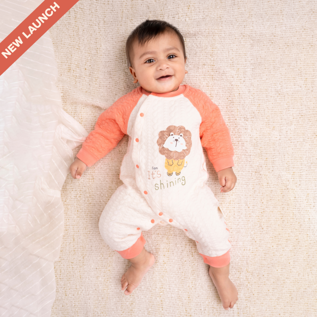 Mustard Tiny Roars - Full sleeve Bodysuit
