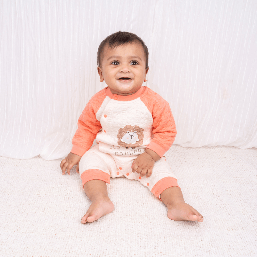 Blue Tiny Roars - Full sleeve Bodysuit