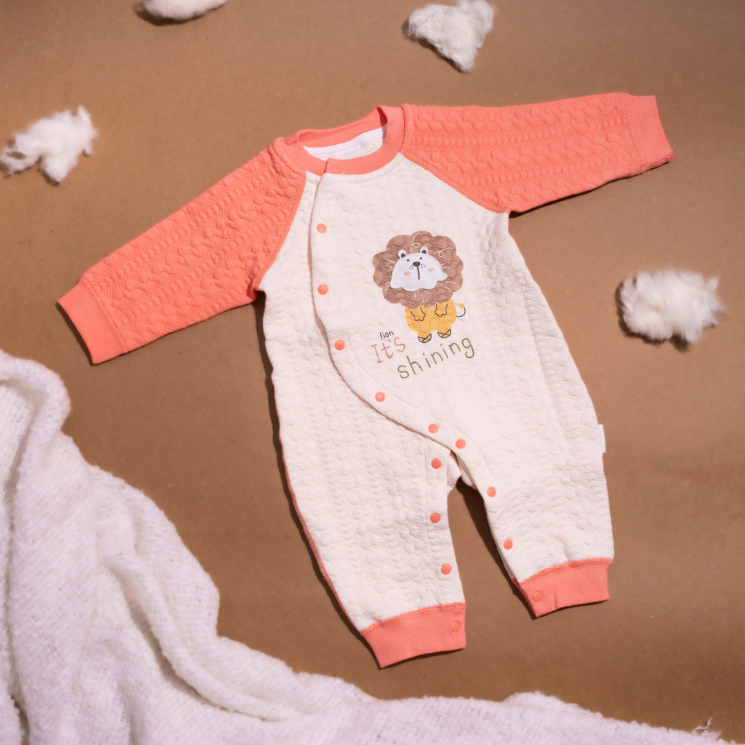 Mustard Tiny Roars - Full sleeve Bodysuit