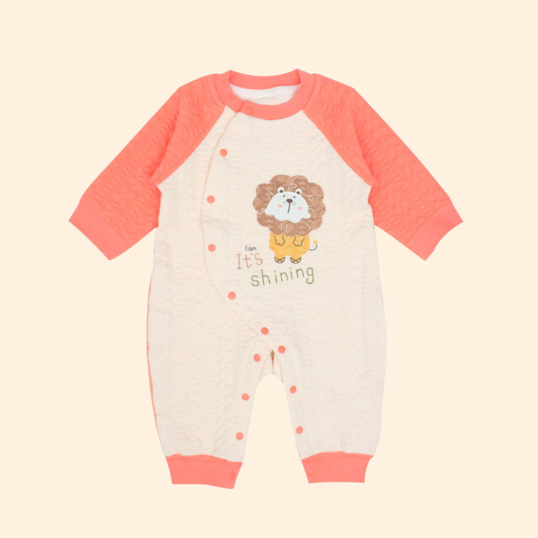 Mustard Tiny Roars - Full sleeve Bodysuit