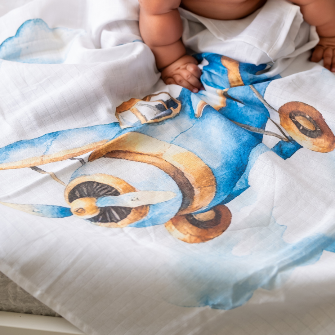 Little Moo - Muslin Bath Towel