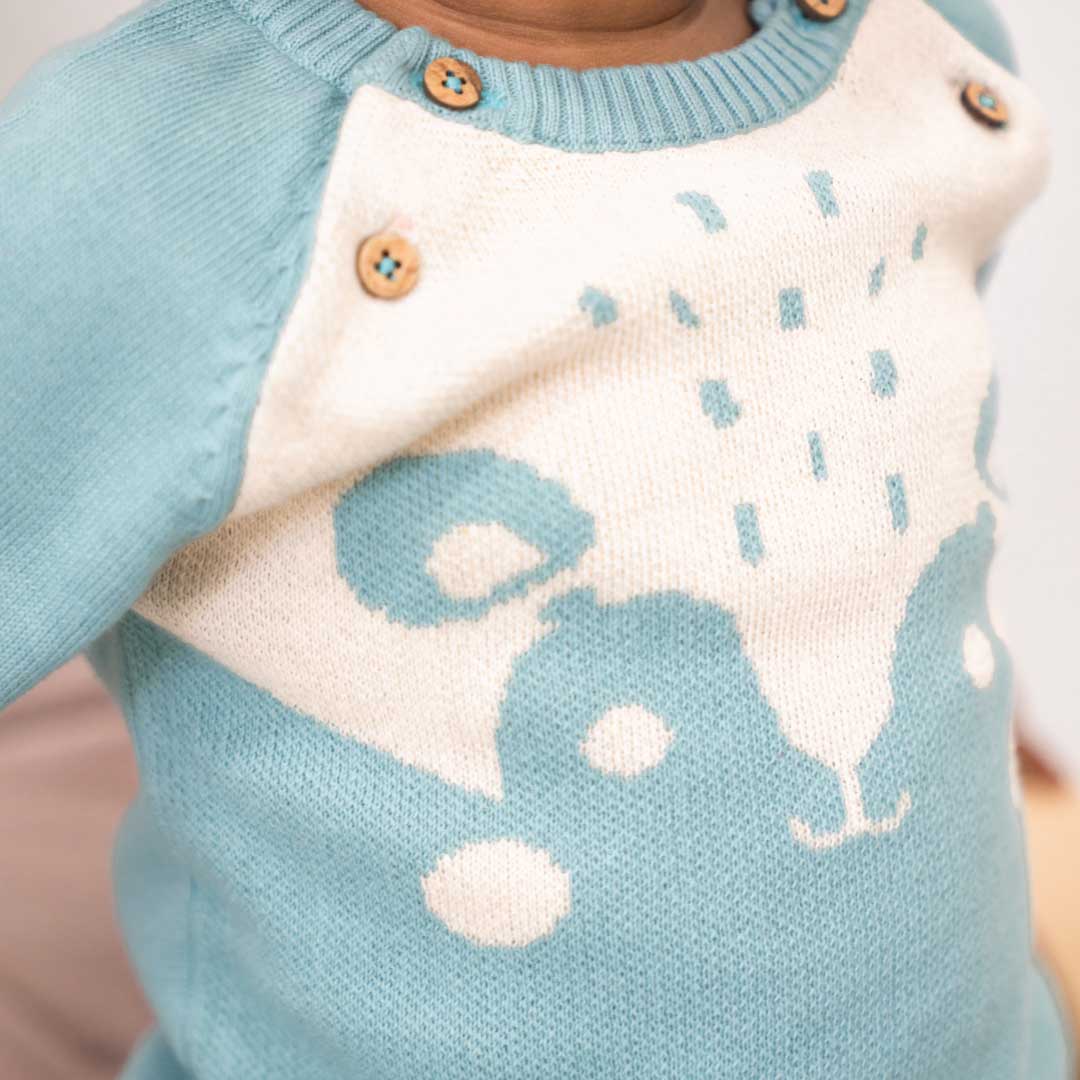 Newborn Baby Bear Hug Full Sleeve Sweater