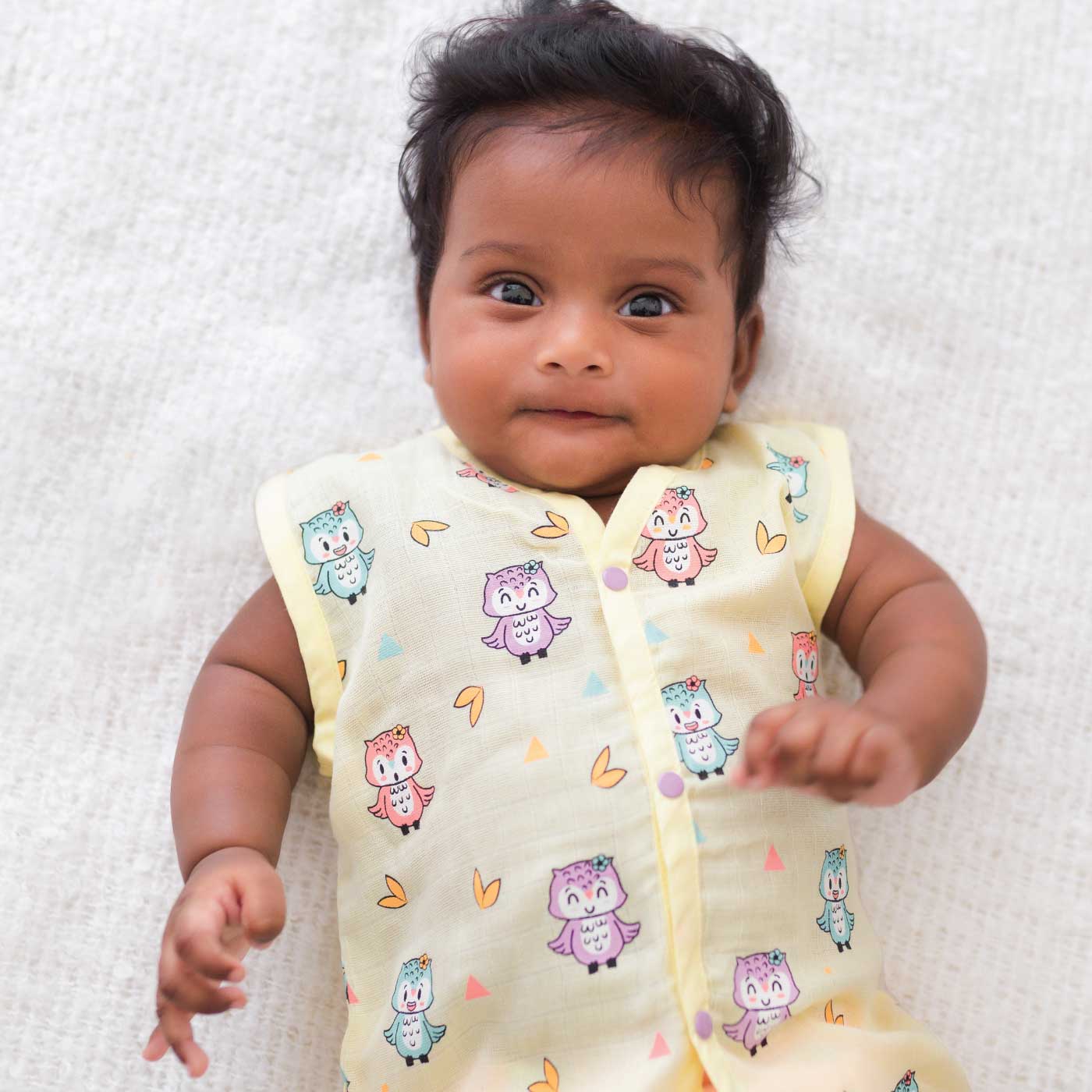 Muslin Jabla Button Sun Kissed - Pack of 2