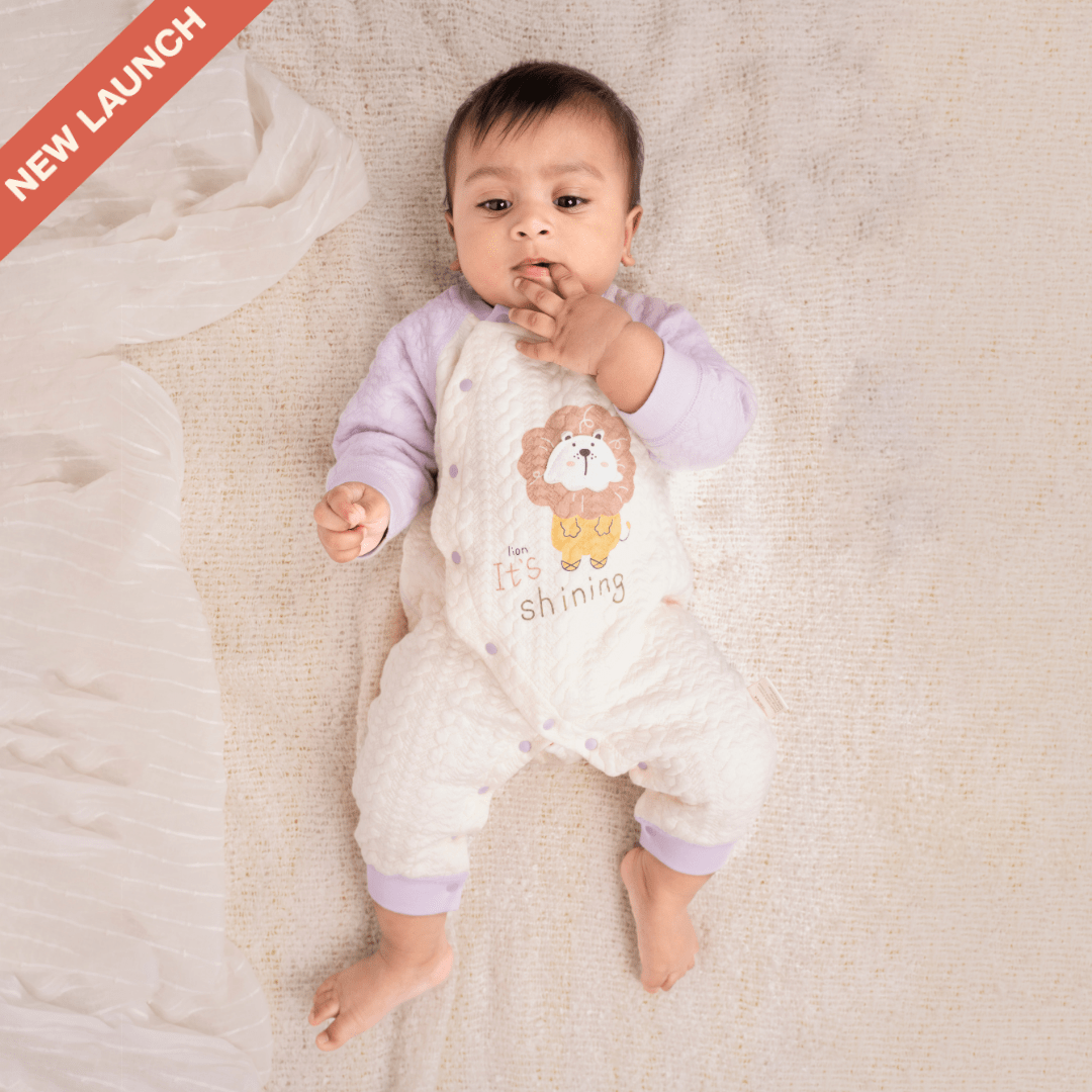 Lilac Tiny Roars - Full sleeve Bodysuit
