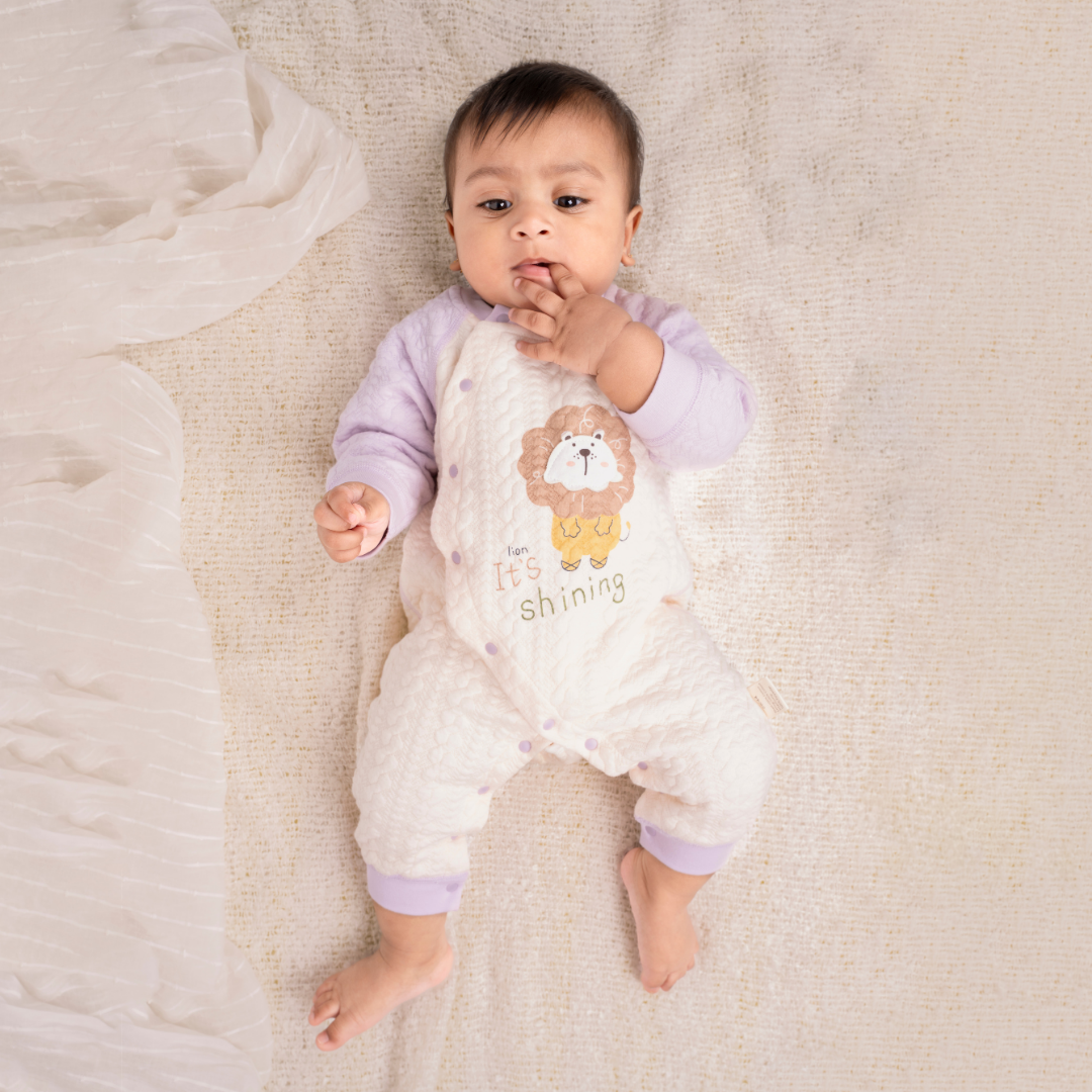 Mustard Tiny Roars - Full sleeve Bodysuit