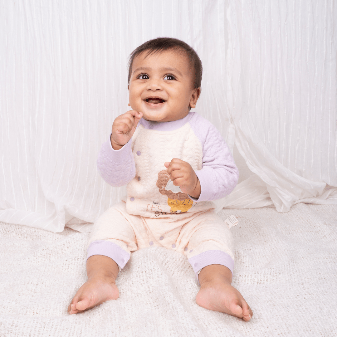 Blue Tiny Roars - Full sleeve Bodysuit