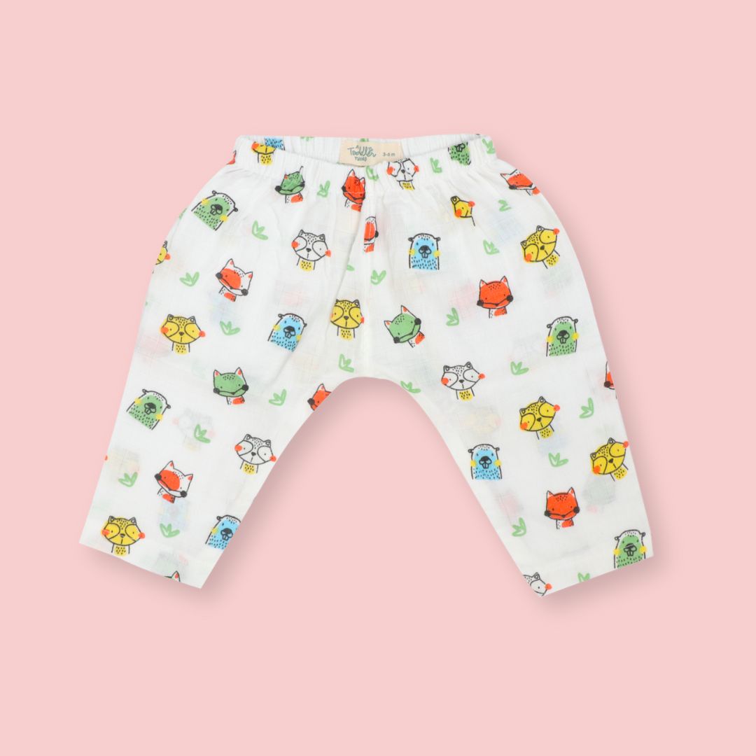 Forest Friends - Muslin Sleep Suit for babies and kids (Unisex)