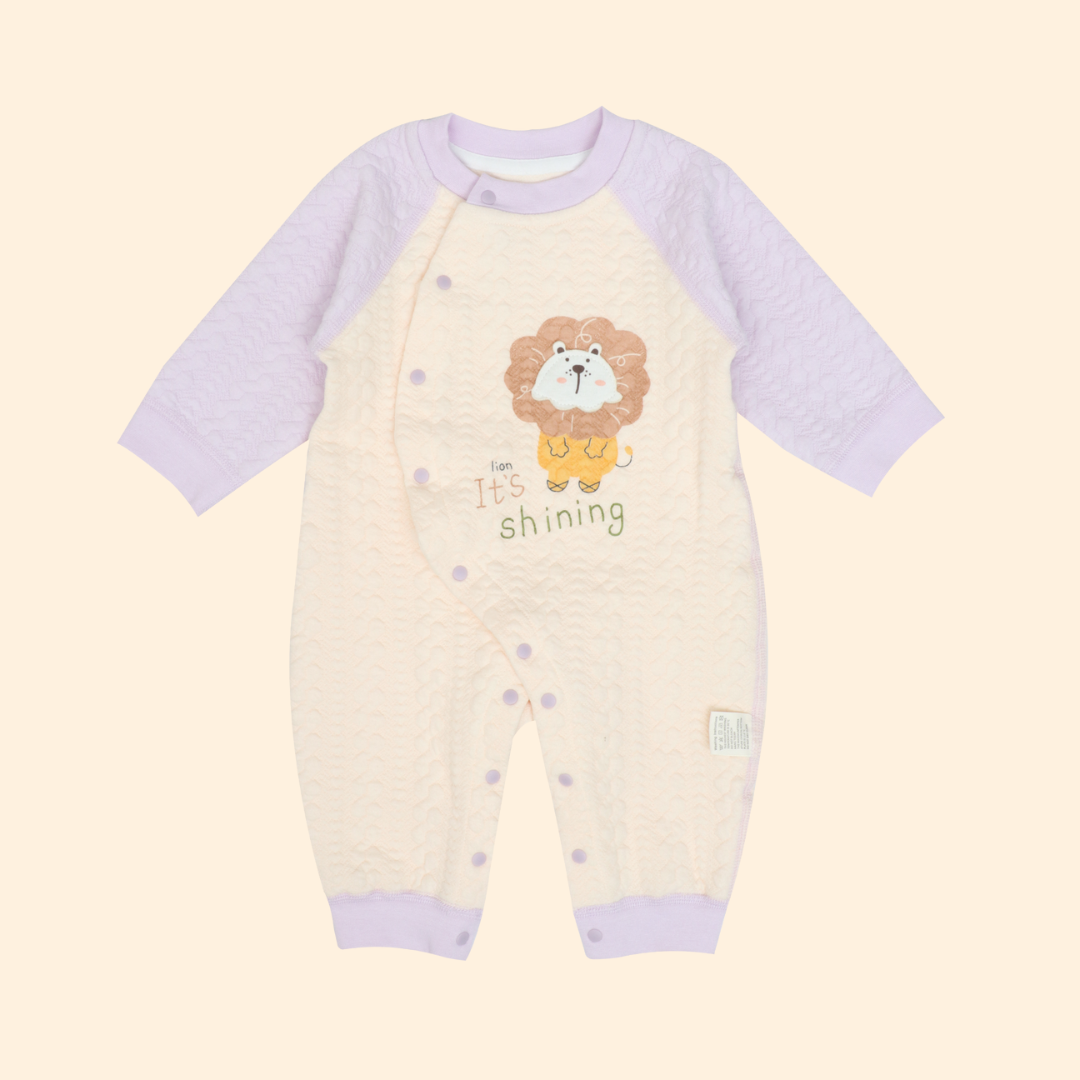 Mustard Tiny Roars - Full sleeve Bodysuit