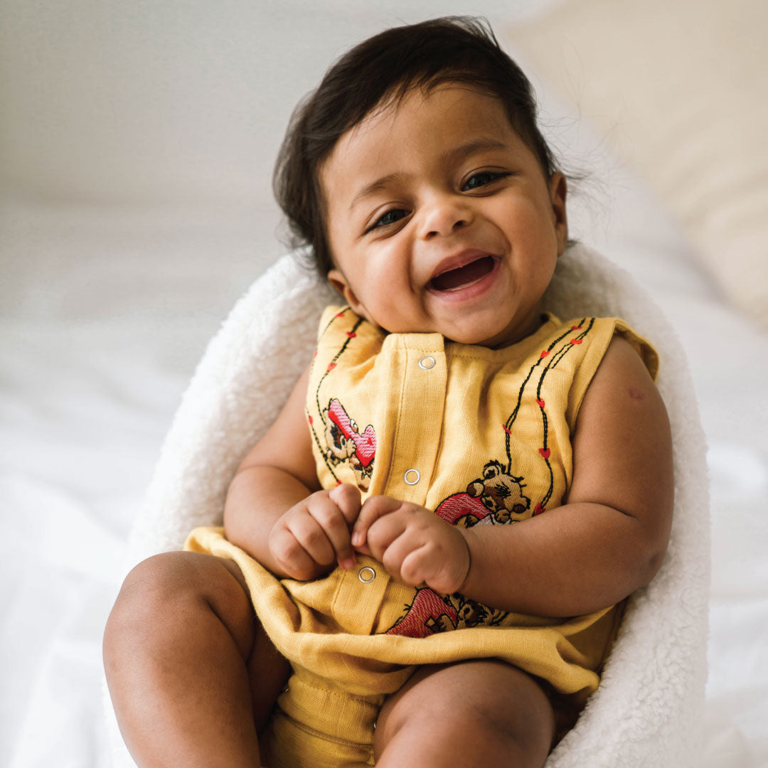 Teddy bear Balloon Romper