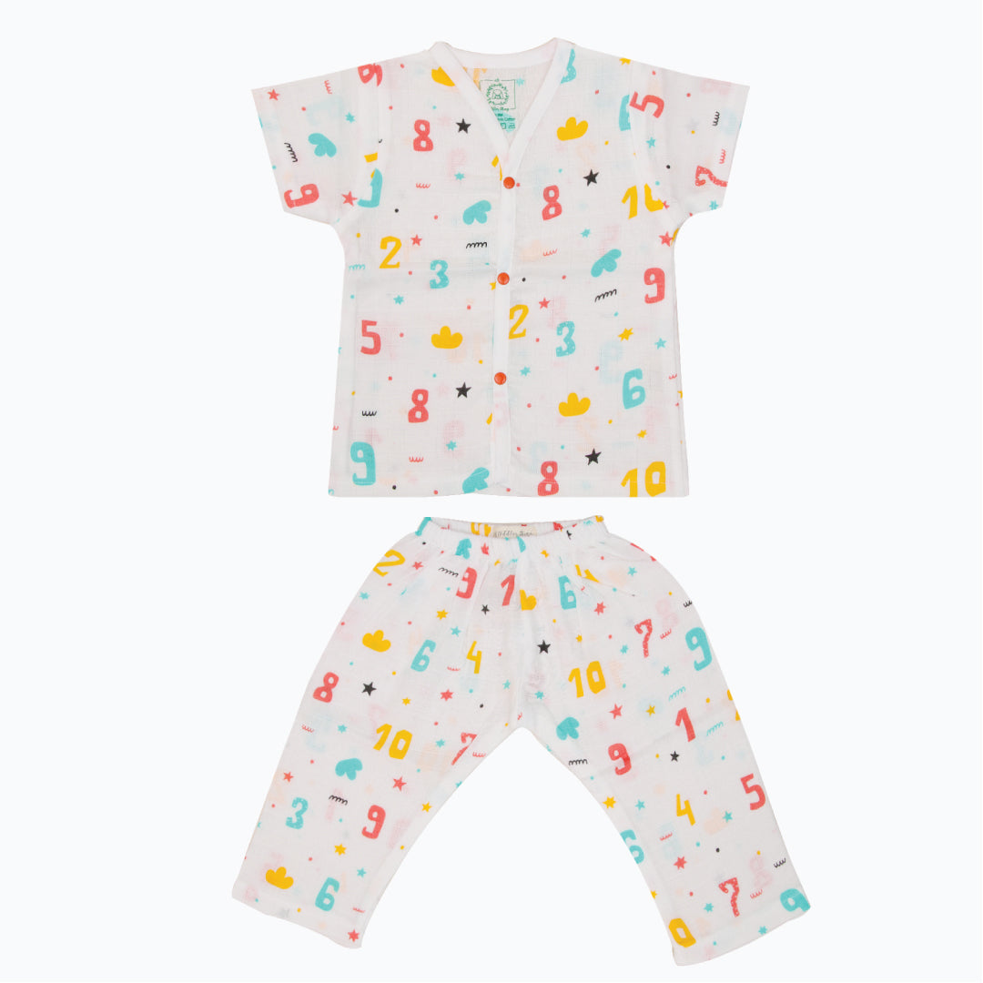 Count Down - Muslin Sleep Suit for babies and kids (Unisex)