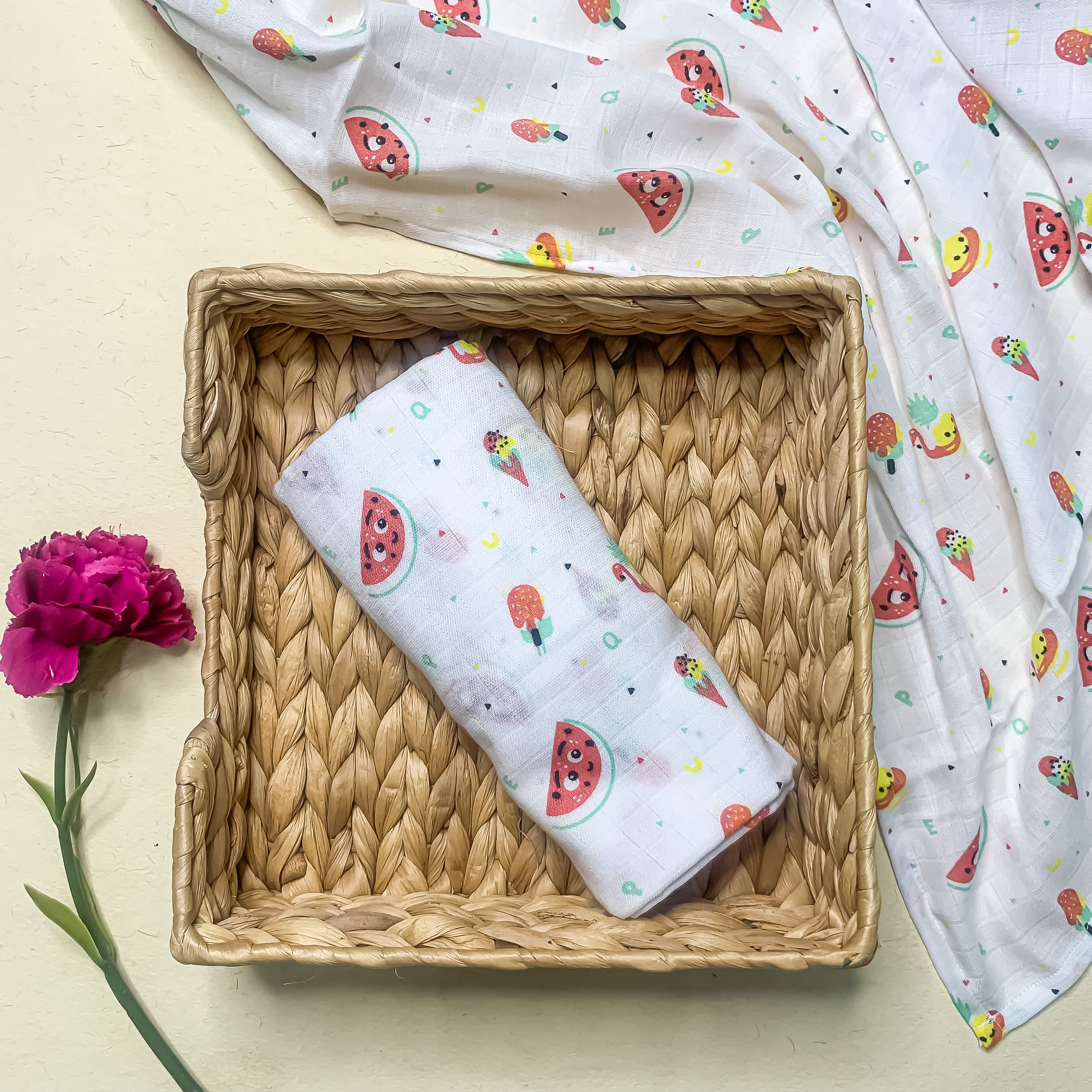 Summer Float Muslin Bamboo Swaddle