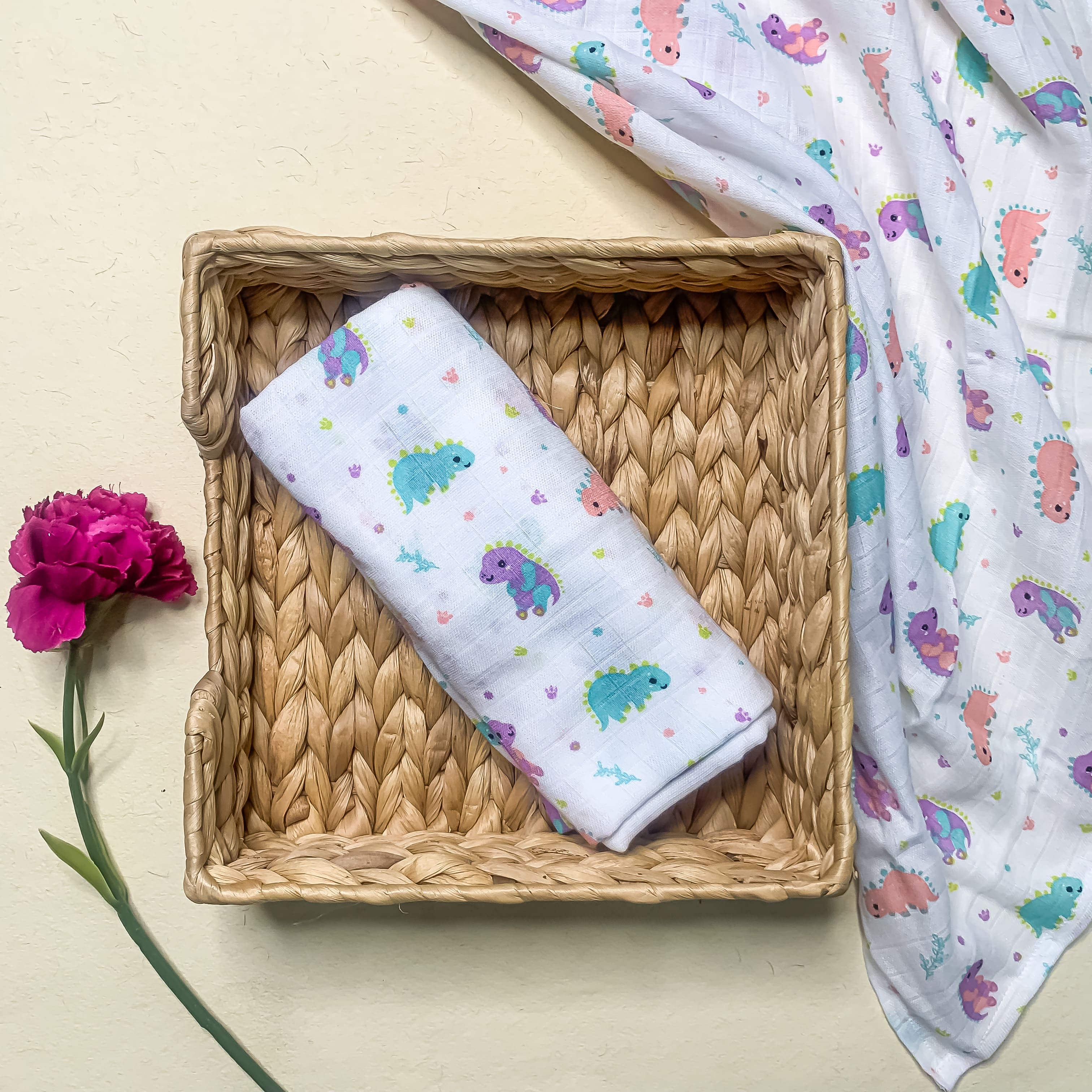 Bulbasaurus Muslin Bamboo Swaddles