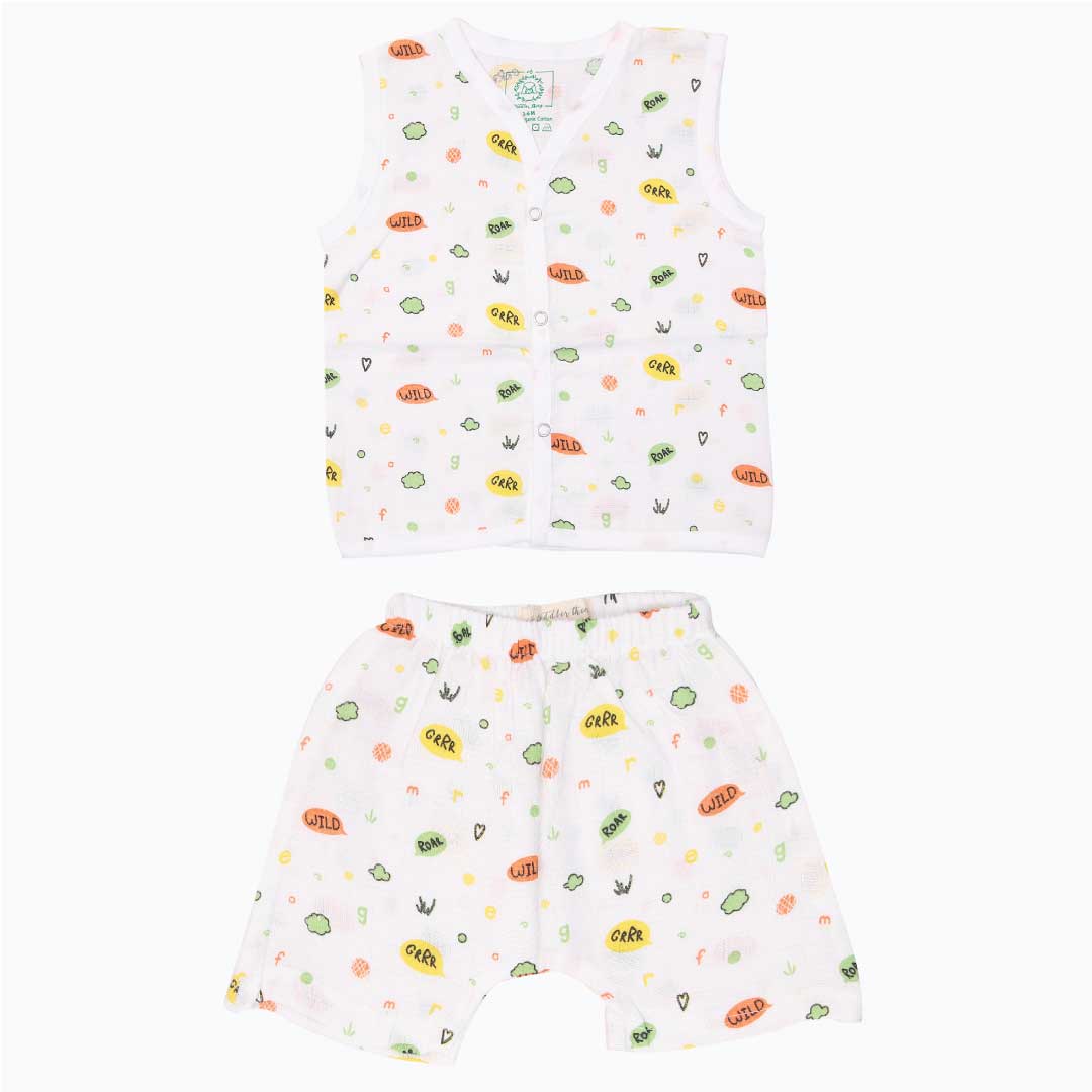 Roar - Muslin Jabla and Shorts for Babies and Toddlers