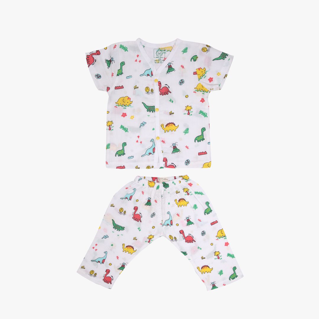 Stoneage- Muslin Sleep Suit for babies and kids (Unisex)