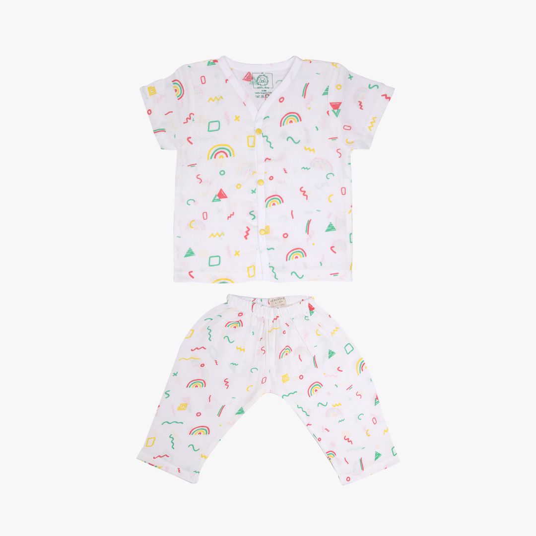 Doodle Dance- Muslin Sleep Suit for babies and kids (Unisex)