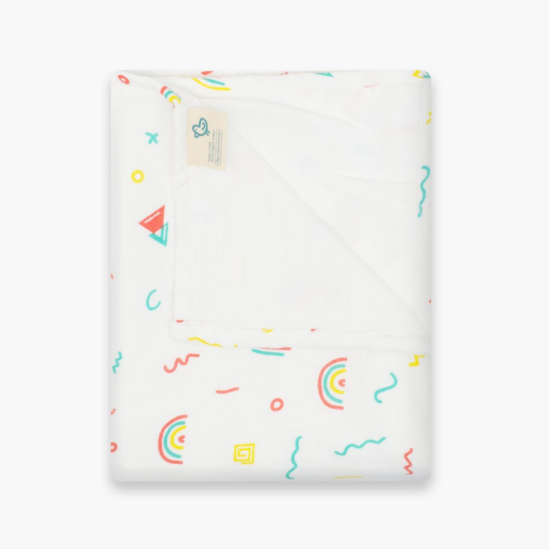 Sea Shell - Muslin 3 layer Blankets for babies
