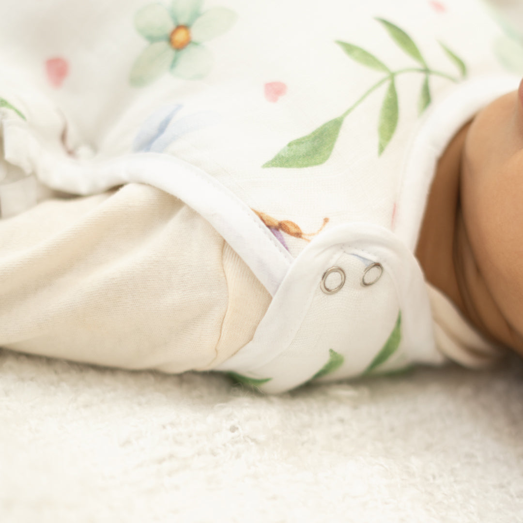 Spring Daisy - Organic Muslin Aloe Vera Sleep Bag (upto 9 months)
