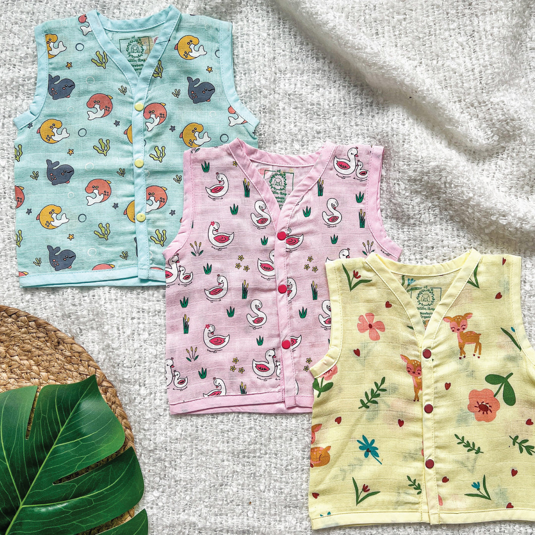 Muslin Jabla Button Colour Edition - Combo Packs