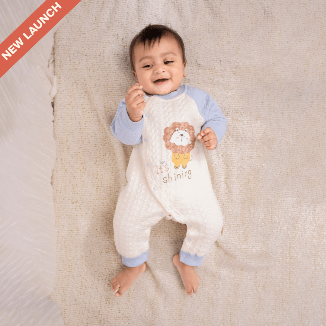 Blue Tiny Roars - Full sleeve Bodysuit