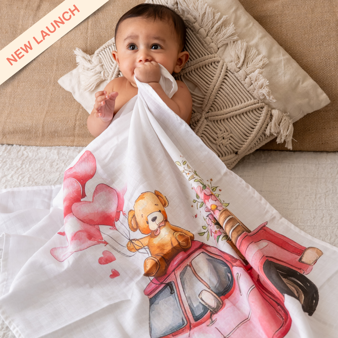 Little Moo - Muslin Bath Towel