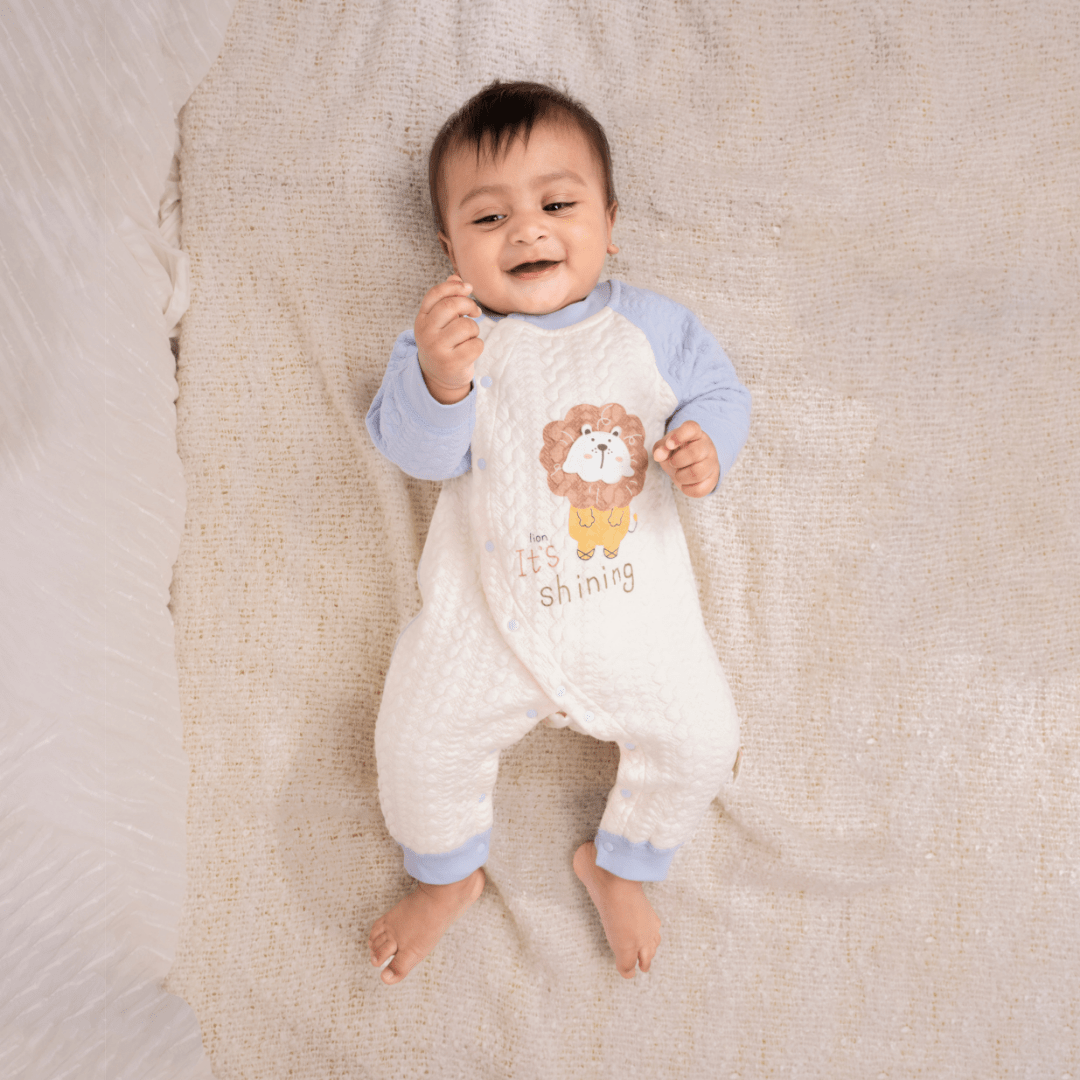 Blue Tiny Roars - Full sleeve Bodysuit