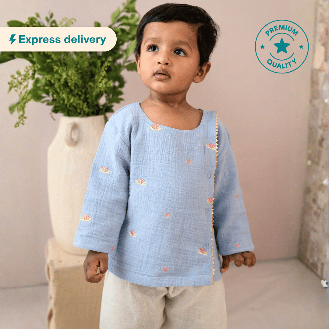 Poo Kattam - Crinkled Kurta and Pant